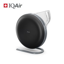 기 스위스 IQAir 데스크톱 공기청정기 사무실 개인정화기 휴대용 Atem Desk, 02 블랙