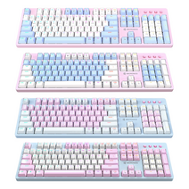 마이크로닉스 EX580 광축 키보드 파스텔핑크 화이트