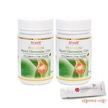 HI WELL PREMIUM MUSSEL GLUCOSAMINE 하이웰 프리미엄 뉴질랜드 초록 홍합 글루코사민 5500mg 180정 2개