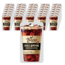 칸타타 아이스 파우치 블랙커피, 190ml, 30개