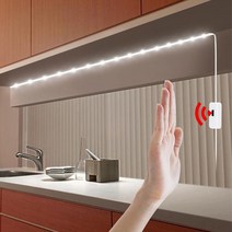 LED백라이트 USB 모션 센서 LED 스트립 백라이트 TV 및 주방용 손동작 감지 켜짐 꺼짐 다이오드 조명 양, 02 1m_01 white light