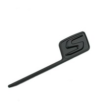 벤츠마크 3D ABS 스타일링 엠블럼 배지 로고 메르세데스 벤츠 C63S CLA45S AMG 후면 트렁크 레터 데칼 스티, 03 Old Full Black