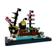 호환블럭 아이디어 Pirate Beach Hut 해적 해변 오두막 MOC-21322 창작 신제품