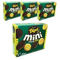 닥터유 한입에쏙 다이제 미니 초코맛, 80g, 4개