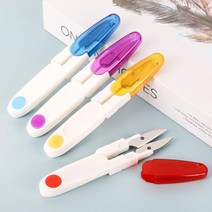 뚜껑 봉제 칼라 바느질용품 실밥제거 쪽가위 KK330, 쪽가위/블루