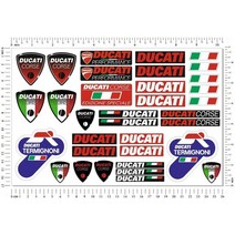 오토바이 자동차 자전거 반사 스티커 Duti Termignoni 바이크 오토바이 데칼 Superike Pnigle 적층 스티커, 01 001