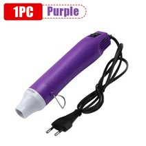 우드락220V DIY 핫 에어 건 전기 헤어 드라이어 납땜 랩 송풍기 히터 수축 시트 히트 도구, 07 Purple