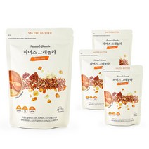 키토제니 무설탕 고단백 파머스그래놀라 3종_베리시나몬 솔티드버터 무화과홀그레인, 150g, 4개