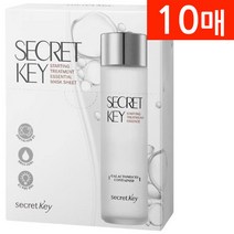 시크릿키 마스크팩 스타팅 트리트먼트 마스크팩, 10개입, 1개