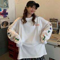 빈티지맨투맨 와이드 트렌드 캐주얼 오버핏 VINTAGE 여성