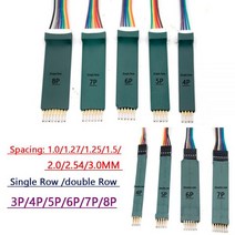 ARM JTAG 프로브 도구 PCB 테스트 스탠드 버닝 클립 핀 고정장치 디버그 다운로드 프로그램 1.27mm 1.5mm 2.00mm 2.54mm 2P 3P 4P, Single row 2P, 1MM