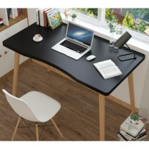 흰책상 폭넓은 책상 일인 이케아 사무실 이마트 상담실 청소년 얇은 작은 방 좁은 공간, 80cm, 블랙