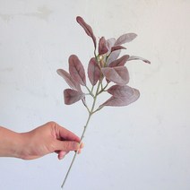 호환 38cm 토끼 귀 잎 꽃 웨딩 장식 공장 인공 꽃꽂이 녹색 지점, [01] 1pc, [01] red, 1개
