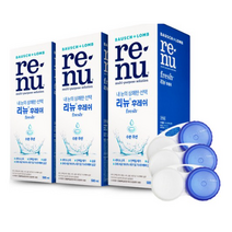 바슈롬 리뉴 후레쉬 + 렌즈케이스, 500ml, 75개