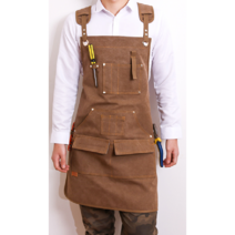 모올글래드 공업용 공방 앞치마 모음 작업실 DIY 공구 앞치마, 프리미엄 공방 앞치마 (카푸치노)