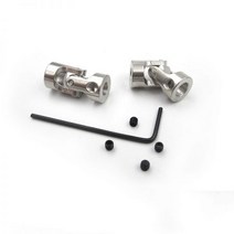 23317456635810mm 보트 자동차 샤프트 커플러 모터 커넥터 금속 범용 조인트 커플 링 Rc 카단, 4mm-4mm