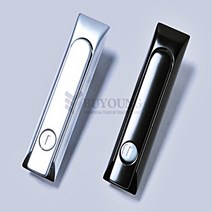 푸쉬/핸들 BYMS607-2-1 부영 분전함 분전반 컨트롤박스 캐비넷 기계 제작 가구 도어 DIY 인테리어 용, BYMS607-2-1-BK