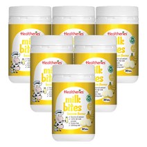 헬써리즈(Healtheries) 헬써리즈 밀크 바이트 (칼슘) 츄어블 - 바나나맛 50정 X 6개, 300정, 1세트