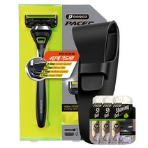 도루코 페이스5 면도기(2UP) + 사은품(실리콘케이스 + 면도젤x3개) 시스템면도기, 1개