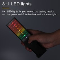 EMF측정기 전자기장 EMF 미터 필드 모니터 홈 환경 검출기 8 LED 가우스, 1개
