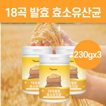 18곡 곡물효소 발효 유산균 가루 분말 속편한하루활성효소 프로테아제 효모 소화효소제 황국균, 에너데이 18곡발효효소유산균230gx3병