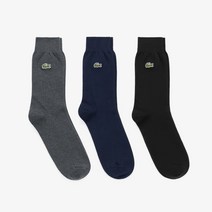 [라코스테] 남성 3PACK 베이직 신사 양말 번들 RA121B-53N 166
