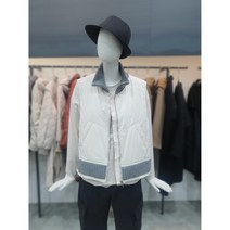 데무 니트 블럭 패딩 베스트(MW2302822)