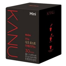 카누 다크 로스트 아메리카노 미니 원두커피믹스, 30개, 7박스