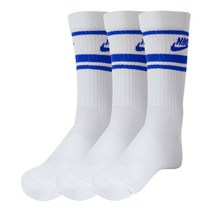 [나이키] 스포츠웨어 에브리데이 에센셜 크루 삭스 3팩(DX5089105), 사이즈:024 / 코드:DX5089105