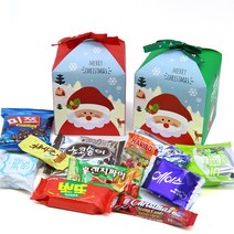 초등 어린이 크리스마스 선물 세트 간식 가득 상자