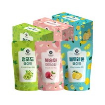 에이드 3종(블루레몬+복숭아+청포도) 각 10팩, 에이드 3종(블루레몬+복숭아+청