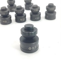 펀칭기 다꾸용품 펀치기계 타공기 가죽 탭핑기 유압 펀칭 라운드 다이 CH-60 유압 펀칭 머신 펀처 다이, CH-60 dia.6.5mm