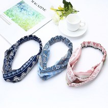 페이즐리 헤어밴드 정유미 반다나 터번 머리띠 서진이네 두건