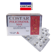 호주 코스타 폴리코사놀 맥스 12mg 60정 사탕수수 Policosanol 영양제, 4개, 60캡슐