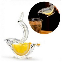 레몬착즙기 레몬즙짜개 수동 투명 과일 압착기 레몬 클립 가정용 주방 바 가제트 새 모양 감귤류 과즙기 휴대용 오렌지, [01] 1PC