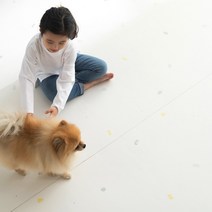 휴팡 멀티 PVC롤매트 셀프시공 강아지매트 미끄럼방지 슬개골보호 애견매트 140cm * 8m, 젤리스톤