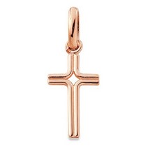 [비앤비골드] 18K 이중 십자가 유닛 펜던트 NPP34435