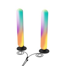 Tuya스마트 와이파이 디지털 음악 LED 주변 야간 조명 알렉사 구글 홈 게임 TV 룸 장식 렌턴와 함께 작동, [01] RGB, [03] 영국