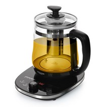 크루거 티메이커 무선 전기포트/티포트/분유포트 블랙, 크루거 티메이커 무선 전기포트/