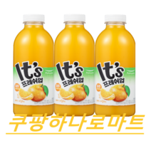 풀무원 잇츠 프레쉬업 제주 한라봉감귤100% 과즙주스 800ml X3개 아이스박스