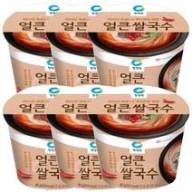 청정원 얼큰 쌀국수 / 컵쌀국수, 6개