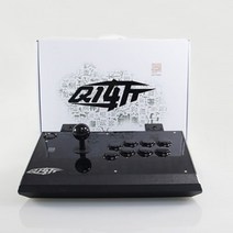 권바 Qanba Q1 조이스틱 리얼 아케이드 게임 조이스틱, 화이트