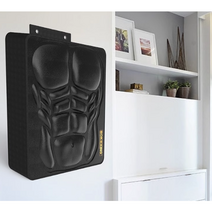 에디라이프 벽 붙이는 샌드백 가정용 펀치 연습 복근 저소음, 블랙