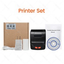 카드 포스기 POs 이지체크 단말기 신화포 무료 앱 SII Loyverse POS 휴대용 열전사 프린터 영수증 인쇄, 02 Black Printer_01 EU 플러그