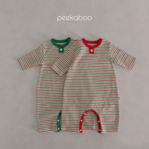 피카부 클쓰 바디수트(도톰) 유아 아동 베베 바디슈트 가을 겨울 크리스마스 형제룩 남매룩 자매룩 패밀리룩 실내복 내의 외출복 등원룩