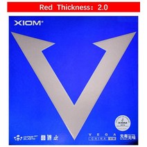 탁구 용품 연습 용품 솔로 새로운 원본 Xiom 블루 베가 유로 중국 DF 스폰지 탁구 고무 탁구 고무, 06 red