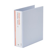 플러스샵 3공 D링 바인더 A4 세로형 화이트 PVC고주파 5종, 9.5cm