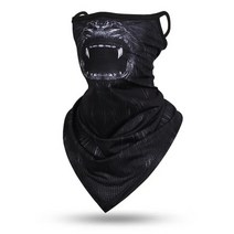 오토바이 마스크 얼굴가리개 사이클링 얼굴 스카프 목 워머 개 고양이 동물 프린트 페이스 세탁 가능 재사용 통기성 자전거 반다나 발라클라바, [18] B09