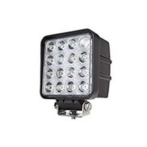 유선작업등 현장 캠핑 램프 LED 유선 작업 등 car led bar worklight 48w offroad work light 방수 auto light fog, 1개
