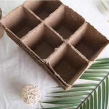 원형 지피포트 사각 8x8 6개 연결포트 토분 모종판 종이화분, 지피사각포트8x8(6개연결포트)2개, 100개